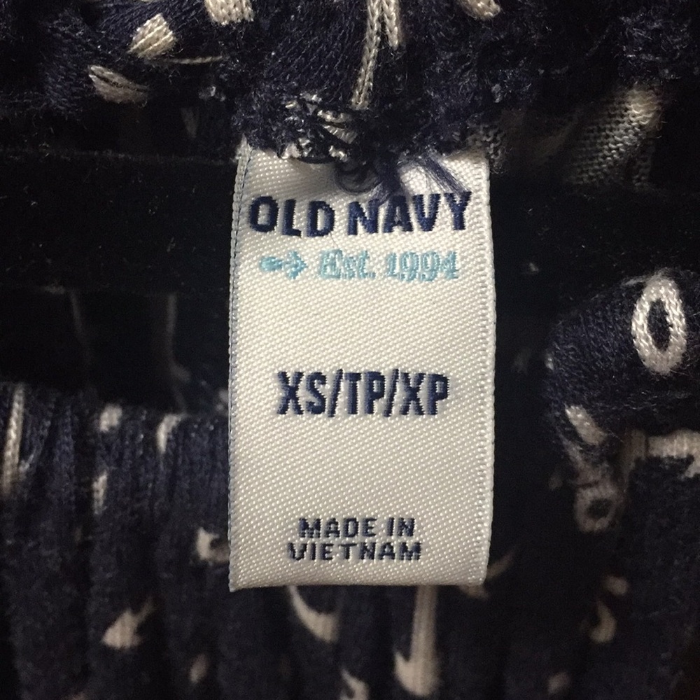 Old Navy Navy Blue Anchor Print Dress - Picture 5 of 6